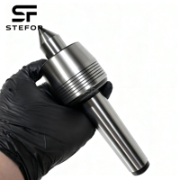 Pointe tournante de précision en carbure Shanghai Stefor D414 Revolving Center MT5 pour outil rotatif de tour CNC, pièce accessoire pour étrier de mandrin