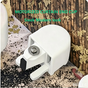 Tapa de extremo pequeña negra <span class=keywords><strong>ORVIBO</strong></span>, diseño moderno, material de PC blanco, accesorios duraderos para cortinas de caja de engranajes pequeña para sala de estar - Product Image 1