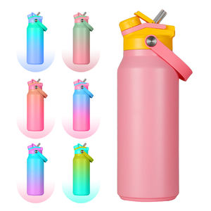 ขวดน้ำเก็บความร้อนสแตนเลส2-in-1ผนังสองชั้นพร้อมฝาปิดปากกว้างโรงเรียนกลางแจ้งทัวร์ขายส่ง - Product Image 2