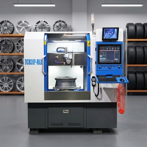 Macchina Verticale per Riparazione Cerchi in Lega HIENCE DCM35P-MAX con Controllo PC, Taglio Diamantato per Ricondizionamento Cerchi in Alluminio per Officine Pneumatici - Product Image 1