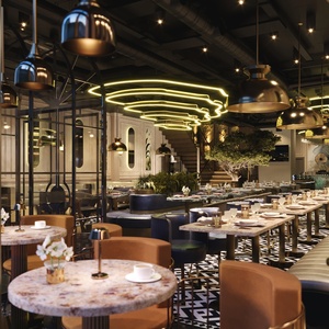 Mobilier d'intérieur design de <span class=keywords><strong>restaurant</strong></span> <span class=keywords><strong>chinois</strong></span> de luxe moderne Ensemble de table à manger buffet en bois long avec siège de canapé pour le <span class=keywords><strong>salon</strong></span> - Product Image 2