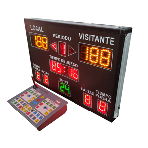 Marcador <span class=keywords><strong>de</strong></span> baloncesto portátil LED electrónico 2025 <span class=keywords><strong>de</strong></span> China - Product Image 1