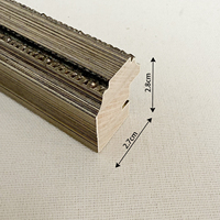 Cadre en bois massif sculpté à la main, design créatif personnalisé, feuille d'argent, écologique et durable, vente en gros