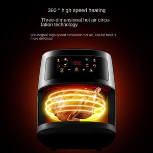 Friteuse à air électrique intelligente numérique à écran tactile 8L avec logo personnalisé Caractéristiques de la cuisine antiadhésive pour la maison Cuisson facile pour la maison Français - Product Image 4