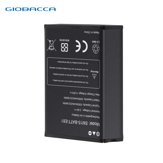 Factory Wholesale Barcode Scanner Battery for M3 MOBILE SM15-BATT-E61 Handheld Mobile Computer 3.8V 6300mAh