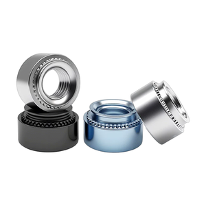 Écrou à riveter CLS galvanisé en acier inoxydable 304, écrou à insertion dentelé M2 M2.5 M3 M4 M5 M8 M10 M12, fixation pour tôle - Product Image 2