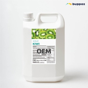 Jarabe de Kiwi en Botella de 5 kg, Halal, HACCP, Vegetariano, para Té de Burbujas, Té con Leche, Suministro al por Mayor para Tiendas - Product Image 2