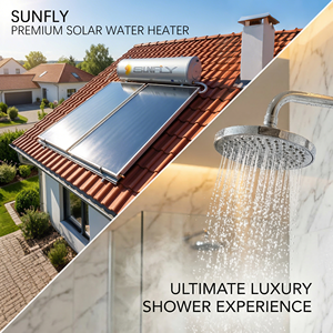 <span class=keywords><strong>Chauffe</strong></span>-<span class=keywords><strong>eau</strong></span> solaire à plaque plate pressurisée de 200 L avec boîtier en alliage d'aluminium, système de <span class=keywords><strong>chauffe</strong></span>-<span class=keywords><strong>eau</strong></span> à économie d'énergie pour usage extérieur - Product Image 2