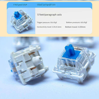 Couvercle supérieur transparent personnalisé pour switches de clavier mécanique (type Cabbage Tofu / Kangbai) – Idéal pour le gaming et le bureau