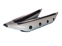 Bateau gonflable flottant FUNSEED de haute qualité, 12 pieds, 0,9 mm, en PVC, auto-gonflant, pour 2 pagaieurs
