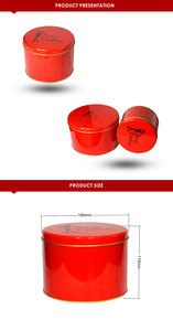 Nhà Máy Bán buôn ngọt ngào cookie hộp thiếc tùy chỉnh vòng thực phẩm <span class=keywords><strong>tin</strong></span> có thể - Product Image 6