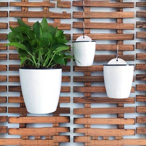 Jardinières suspendues verticales auto-arrosantes Jardinière d'angle Pots de plantes muraux <span class=keywords><strong>Pot</strong></span> d'auto-eau d'<span class=keywords><strong>orchidée</strong></span> - Product Image 2