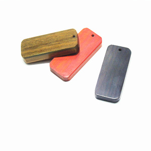 Colliers en gros L001S, breloques vierges pour gravure laser, accessoires, étiquettes en bois semi-finies, cadeaux promotionnels d'entreprise - Product Image 5
