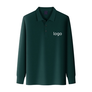 High Quality Custom <strong>Long</strong> <strong>Sleeve</strong> <strong>Golf</strong> for <strong>Polo</strong> T-Shirts for Men and Women Kid Cotton Knitted Fabric Uniform Sport Shirt - Product Image 1