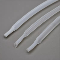 Tubo Termocontraíble de PTFE Resistente a Altas Temperaturas, Voltaje Nominal de 600V, Relación de Contracción 1.7:1, Protector para Cables