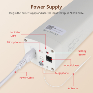 Zemismart Matter Thread Electric Smart 82 <strong>Curtain</strong> <strong>Motor</strong> Automatic Sliding <strong>Curtain</strong> System Support Google Home Smartthings Homekit - Product Image 5