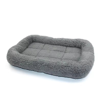 Coussin pour animaux de compagnie avec oreiller amovible pour chat, idéal pour le sommeil enroulé, écologique, imprimé uni, pour transporteur/cage à chat