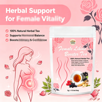 Thé Booster de Vitalité Féminine OEM 100% Naturel – Soutient l'Équilibre Hormonal, Booste l'Énergie Féminine, Favorise le Bien-être et la Restauration de la Vitalité Intérieure