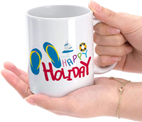 Vente en gros de tasses à sublimation de 11 oz, tasses en céramique vierges pour presse à chaud, cadeau promotionnel personnalisé pour entreprise