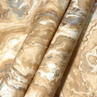 Film PVC marbré LONMAY, autocollant, imperméable, résistant à l'usure, anti-taches, ignifuge, pour murs intérieurs, hôtels, bureaux, rénovation de la maison