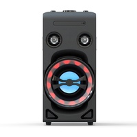 Lonpoo 6,5 pouces 50W pour chariot portable, bureau en bois, mini enceinte sur pied, 2 haut-parleurs USB/aux/fm