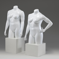 Maniquí de Exhibición de Ropa para Mujer, Talla Grande, con Glúteos Pronunciados, Modelo de Cuerpo Completo o Medio Cuerpo