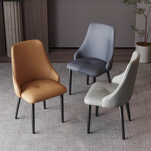 Modern Minimalist Döşemeli Yemek Sandalyesi Küçük Daire Oturma Odası Batı Restoranı Resepsiyon ve Görüşme Odası için - Product Image 6