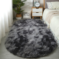 Tapis moelleux blanc de style nordique, tapis carré doux, tapis shaggy, tapis luxueux, tapis antidérapant, décoration d'intérieur, tapis de salon