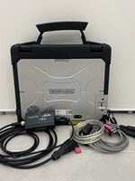 Diagnostiquer les chariots élévateurs Linde avec un ordinateur portable CF33 et un Linde Canbox Doctor, programme de diagnostic Pathfinder intégré.