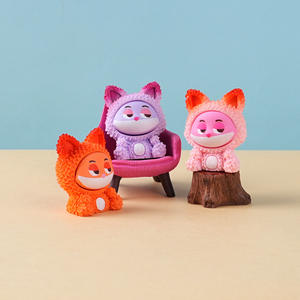 Nouveau produit « <span class=keywords><strong>Fantastic</strong></span> Animal City » sur le thème du renard, pour décoration de table. Peluche de dessin animé et mignonne pour table - Product Image 5