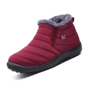 2023 Hot waterproof snow boots puffer autumn winter men's rubber snow boots