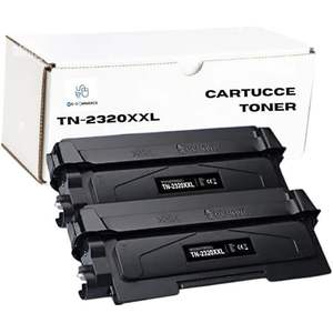 Cartucho de Tóner TN2320XXL S.C. E COMMERCE Compatible con Alto Rendimiento, Color Negro, para Reemplazo, Embalaje a Granel Italiano - Product Image 1