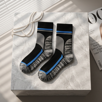 Chaussettes résistantes à l'eau imperméables High-Crew Outdoor Walk & Sports pour rester au chaud pour la randonnée dans l'eau