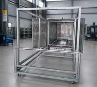 Four de cuisson électrique en acier pour gaz naturel et diesel, système de peinture par pulvérisation avec pistolet, équipement de revêtement en poudre pour grandes séries