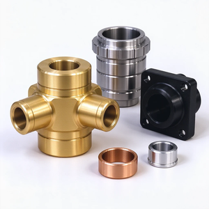 Composants mécaniques usinés CNC OEM, sur mesure, en laiton, acier inoxydable, aluminium, manchon de tige, avec tolérances strictes - Product Image 2