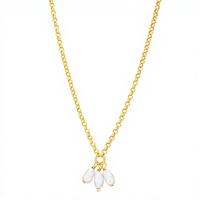 Collier superposé de perles d'eau douce AAA, plaqué rhodium, chaîne minimaliste en argent, bijoux à breloques, vente en gros, artisanat turc
