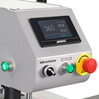 Presse à chaud électrique automatique double station Microtec TITAN TSLE-20 16x20 avec écran tactile pour sublimation DTF sur t-shirts