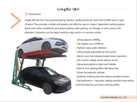Kippbare Auto-Parkhebebühne Hydraulische Zweisäulen-Kipp-Parkhebebühne Mini-Lift und Aufzug