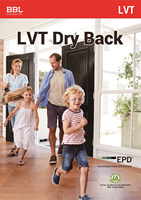 Revêtement de sol en PVC de luxe BBL LVT Dry Back Stone Design 3mm antidérapant avec surface EIR pour usage intérieur en supermarché