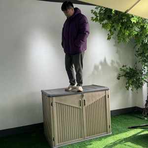 Nouveau produit : <span class=keywords><strong>petit</strong></span> abri de <span class=keywords><strong>jardin</strong></span>, <span class=keywords><strong>rangement</strong></span> extérieur en résine plastique - Product Image 3