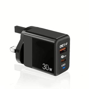 Chargeur de téléphone 16 US/EU/AU/UK 30W PD à charge rapide Type C, adaptateur secteur USB-C d'origine pour téléphone 16 15 14 13 12 Pro Max - Product Image 4
