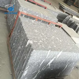 Flamed and Polished Snow White Grey Black Granite Slab and Tile
