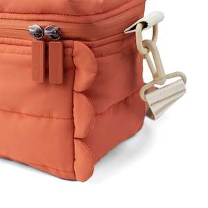 Bolsa de almuerzo acolchada de tela resistente con logotipo personalizado para niños, bolsa de almuerzo aislante con correa cruzada <span class=keywords><strong>ajustable</strong></span> desmontable - Product Image 5