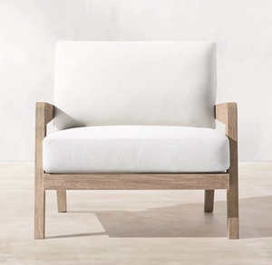 Sofá Moderno de Lujo para Jardín, Terraza de Hotel o Villa, Conjunto de Sofás de Madera de Teca para Exteriores - Product Image 2