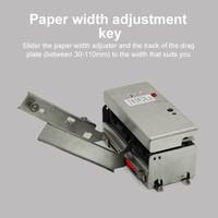 Impresora Térmica Integrada de Recibos y Códigos de Barras de 110 mm con USB+RS232/TTL 24V, Compatible con Bandeja de Papel Extra Grande