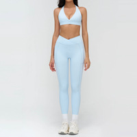 PASUXI Ensemble de sport de haute qualité OEM pour femmes, sans couture, dos élégant, taille haute, lifting des hanches, séchage rapide, course à pied, gym, yoga, fitness