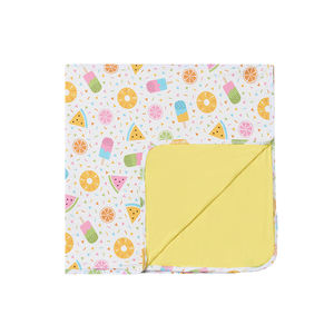 ผ้าห่มเด็กอ่อนและเด็กวัยหัดเดินสองชั้น พิมพ์ลายตามสั่ง ผ้าใยไผ่ออร์แกนิคนุ่มพิเศษ ผ้าห่อตัวเด็ก ผ้าห่มเด็กใยไผ่ - Product Image 3