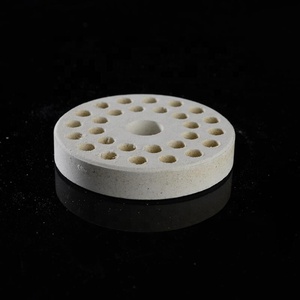 Placa de <span class=keywords><strong>cordierita</strong></span> mullita a presión caliente, 110mm, con 20 agujeros, placa de cerámica refractaria - Product Image 3