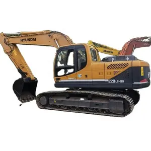 High-quality HYUNDAI 220LC-9S second-hand excavator Korea original machine stock is on sale.