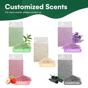 Nouveaux produits chauds Meilleur <span class=keywords><strong>prix</strong></span> d'usine Fabricant OEM/ODM Litière pour chat tofu Agglutination rapide écologique avec <span class=keywords><strong>fibre</strong></span> de carbone actif - Product Image 4